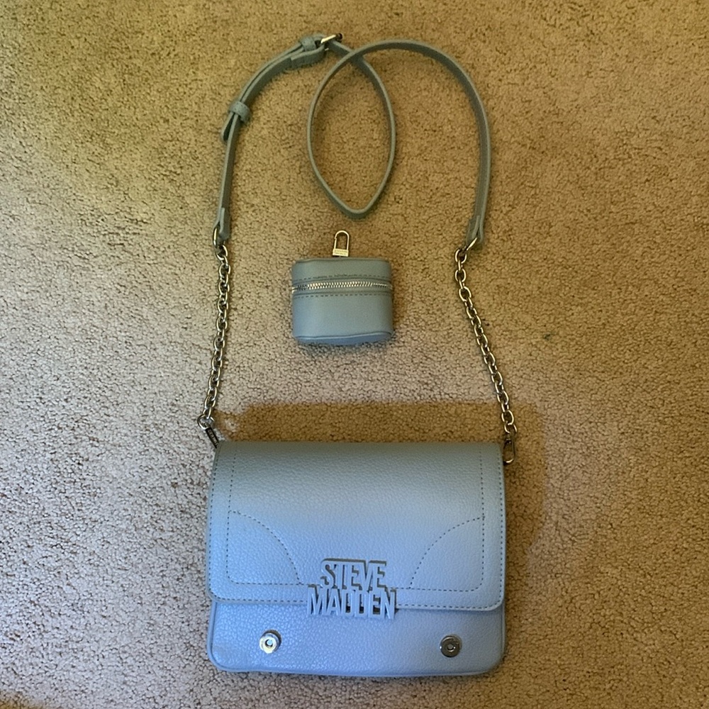 Light blue/purple Steve Madden purse